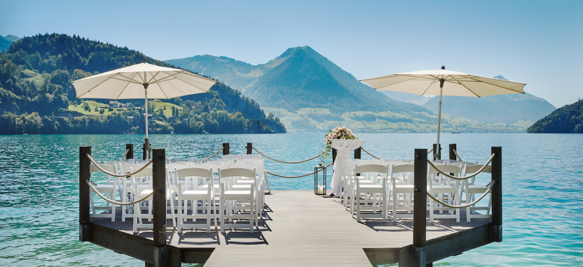 Vitznauerhof 4* на берегу Люцернского озера.