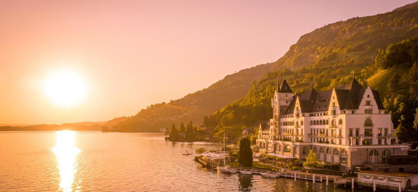 Park Hotel Vitznau 5* (ex. Park Hotel Weggis) на берегу Люцернского озера.