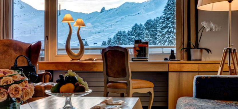 Tschuggen Grand Hotel в Ароза Швейцария.