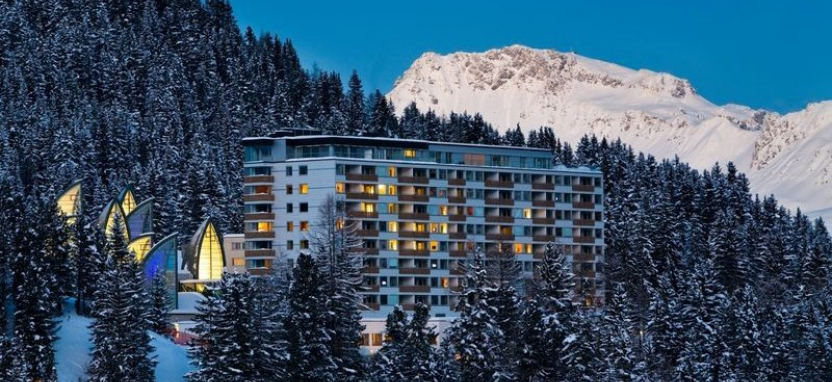 Tschuggen Grand Hotel в Ароза Швейцария.