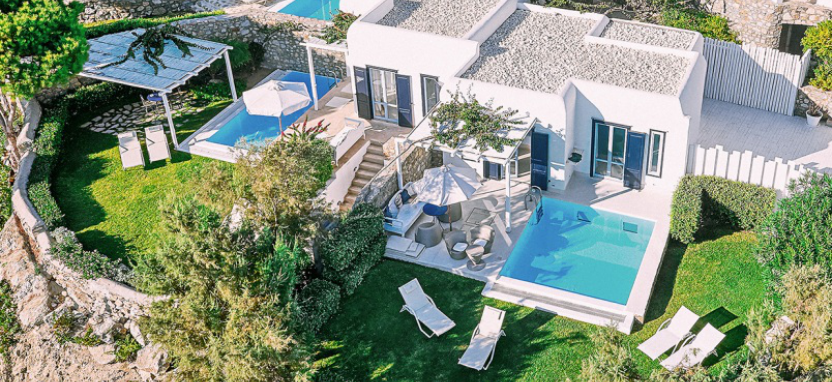 Grecotel Mykonos Blu Exclusive Resort на острове Миконос забронировать отель.