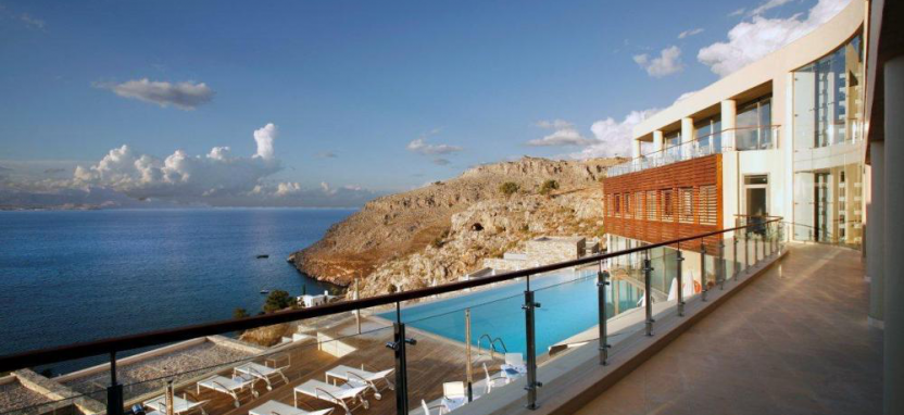 Lindos Blu Luxury Hotel & Suites на острове Родос.