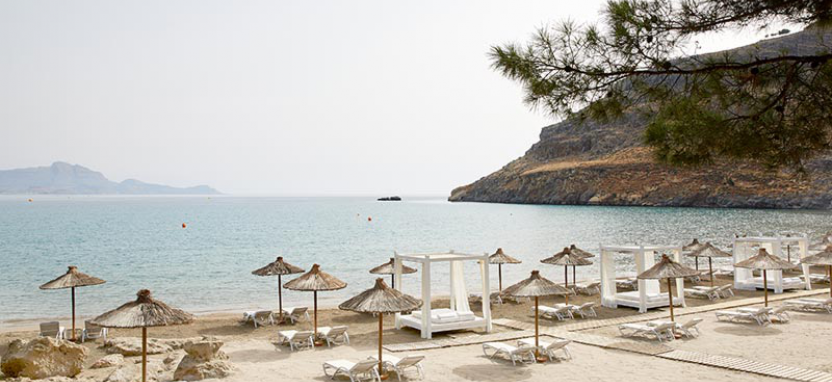 Lindos Blu Luxury Hotel & Suites на острове Родос.