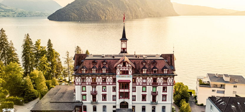 Vitznauerhof 4* на берегу Люцернского озера.